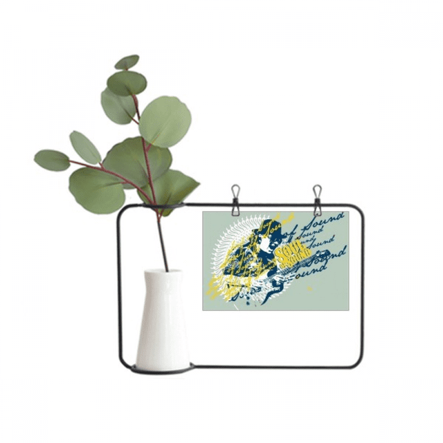 Marco De metal Unbranded Florero De Cerámica decoración Graffiti Street Music