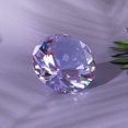 thumbnail image 2 of Figura LONGWIN, pisapapeles con forma de diamante de cristal, 10 cm, color morado, 2 of 7