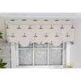 thumbnail image 2 of RLF Home Modern Design Classic Lighthouse Regal Style Window Valance 50" x 17" Vanilla, 2 of 4