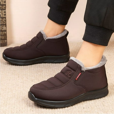 

Midewhik Warm Short Snow Men Women Velvet Water Couple Flat Winter Boots Women s Boots