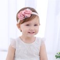thumbnail image 4 of Hermosos accesorios infantiles: diadema de flores de estrellas pequeñas en tono rosa para niñas, diseño suave y duradero, ideal para bebés y niños., 4 of 5