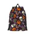 thumbnail image 2 of Yiaed Halloween With Skull Print Backpack, Premium Laptop Backpack, Travel Backpack for Women, Lightweight Backpacks, Comfortable Back Pack-Medium, 2 of 7