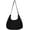 A-black, variant on Womens Casual Nylon Shoulder Bag Large Canvas Crossbody Bag Totes Dumpling Handbag Top Handle Purse Work