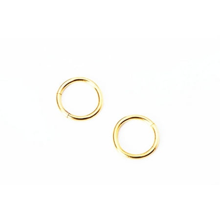 Fade Hoops - Nose Ring Piercing Hoop Ear Cartilage Fake Earrings Clip Seamless Steel