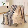 thumbnail image 5 of Soft Polyester Faux Fur Throw Blanket 180*200CM 4, 5 of 5