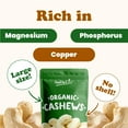 thumbnail image 6 of Organic Whole Large Cashews W240, 8 Pounds — Non-GMO, Raw, Kosher, Vegan — by Food to Live, 6 of 9