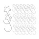thumbnail image 2 of 100x Ganchos para árboles de Navidad Macarena Forma de Estrella, 2 of 8