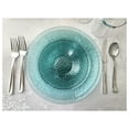 thumbnail image 3 of 200pcs set (25 Guest)-Wedding Disposable Plastic Plates & cutlery - 10'', 7'' +paper napkins, rim cups & Silverware (Coastal Clear Blue), 3 of 9