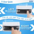 thumbnail image 4 of Recogedor de pelo para ducha ATJATJ de pared blanco con cerdas de silicona, 4 of 9