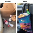 thumbnail image 6 of Yuyamidu Sunset Car Garbage Bag Coconut Tree Auto Trash Bags Reusable Automobile Waste Basket Holder Accessories SUV Truck Sedan Interior Decoration, 6 of 7