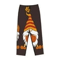 thumbnail image 4 of Goofa Fall Gnomes Printed Soft Pajama Pants for Women, Wide Leg Comfy Casual Lounge Yoga Pants-XX-Large, 4 of 9