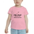 thumbnail image 2 of I'm A Pilot To Save Time Lets Just Assume That I'm Never Wrong Cute Toddler T-Shirts for Boys Girls (Pink, 4T), 2 of 5