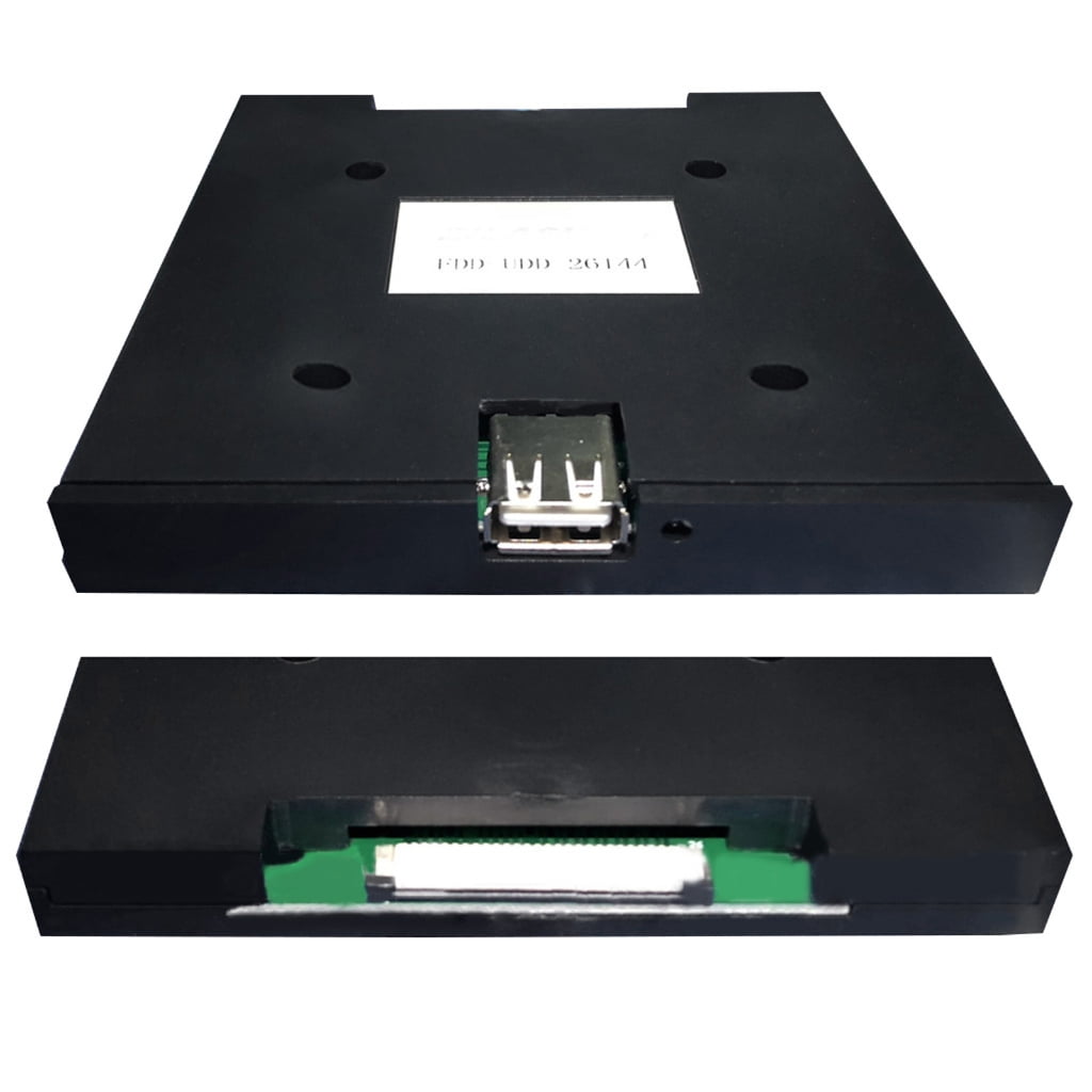 Oasiva 3.5" Portable 1.44 MB FDD Diskette Drive USB External Floppy Disk Reader Drive 26 Pins for Embroidery Machine Desktop