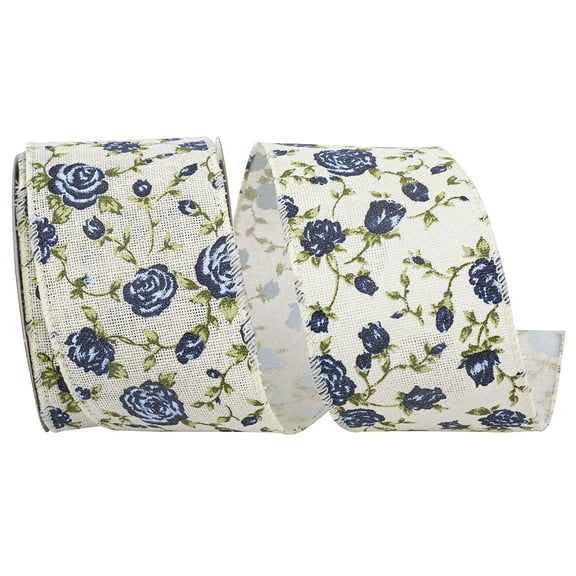 Reliant Ribbon - 93865W-810-40F, Ribbon, Ivory, 2-1/2 Inch, 10 Yards