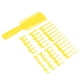 thumbnail image 3 of Juego de peines para cortar el cabello, juego de peines para cortar el cabello, herramienta de corte de cabello profesional, rendimiento confiable, 3 of 8
