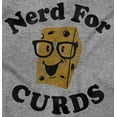 thumbnail image 2 of Nerd for Curds Wisconsin Cheese Lover Unisex Plus Fleece Graphic Hoodie Brisco Brands 3X, 2 of 5