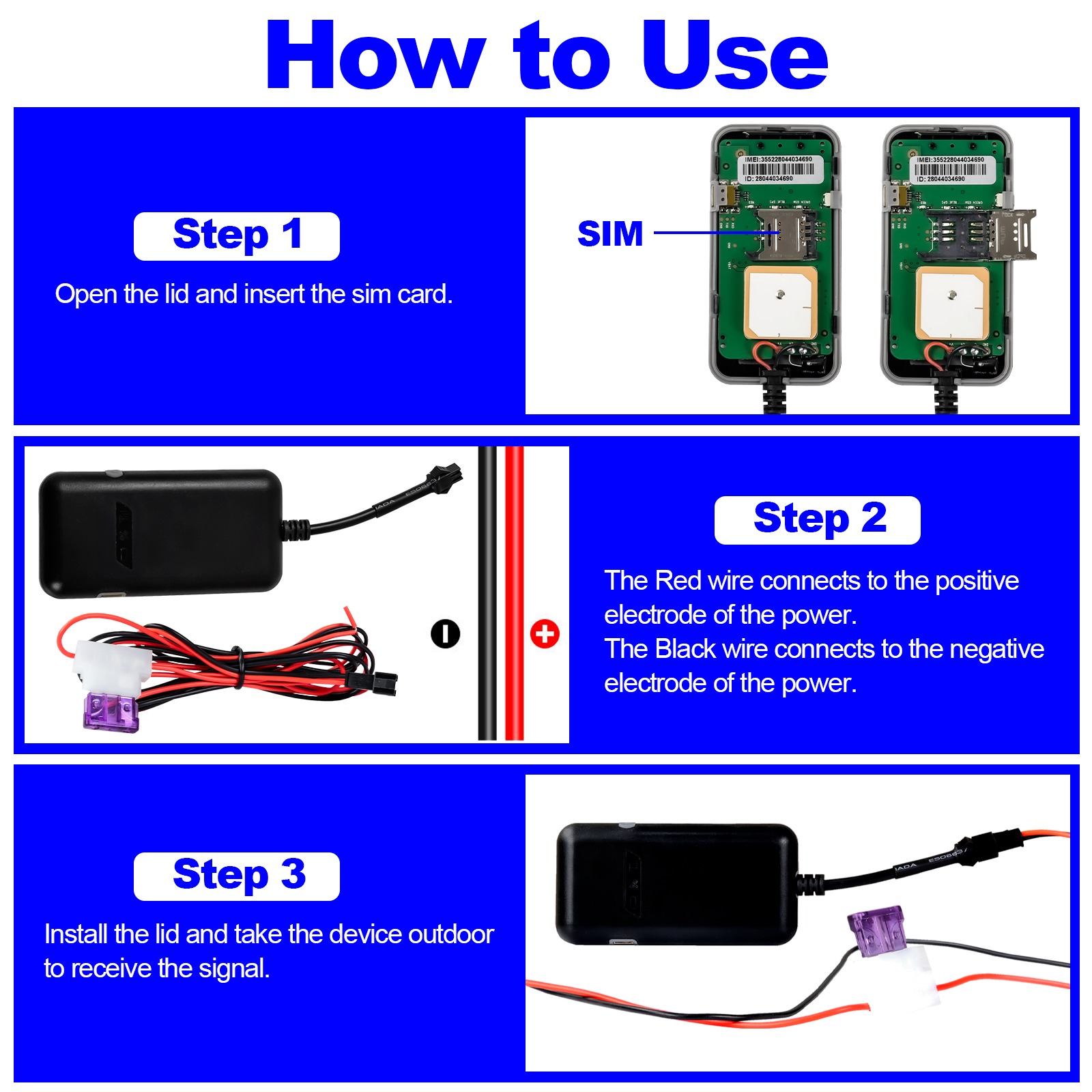 Real time GPS Tracker Tracking Locator Device GPRS GSM Anti Theft Car Motorcycle