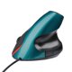 thumbnail image 2 of Ratón óptico vertical con cable 1200DPI 5 botones ergonómico de muñeca Portective USB Computadoras Ratones Yuarrent DZ5336-02B, 2 of 2