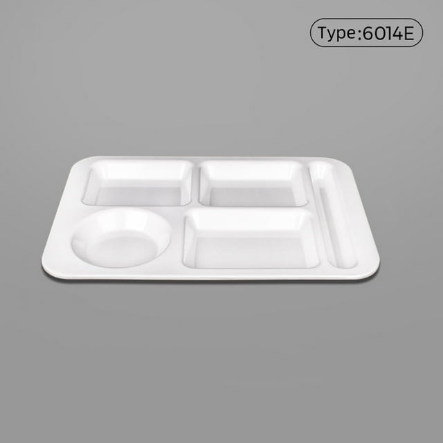 Boreal Craft Heat Imitation Porcelain Compartment Fast Food Trays Specifically Designed For School And Unit Canteens Commercial Grade Tableware Dining Table Mats round round Coffee Table Mat Dinner