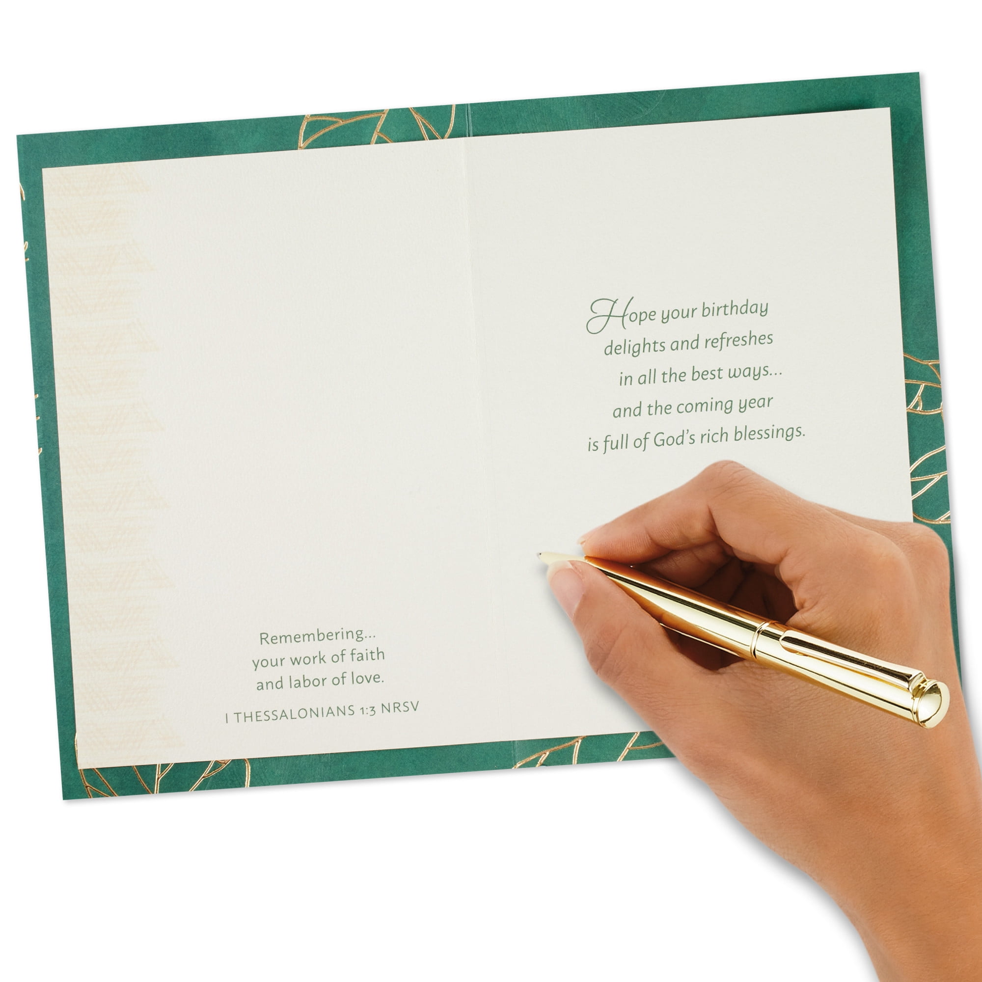DaySpring Religious Birthday Card for Pastor (Birthday Blessings)