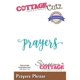 Cottagecutz Expressions Plus Die-Prayers 3.6"X1" – image 1 sur 1