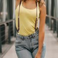 thumbnail image 4 of Backpack Strap Unisex Suspender Adjustable Clip-on 1Pcs Coffee Material, 4 of 4