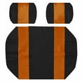 thumbnail image 3 of Replacement Seat Cover For Club Car DS Pre-2000 Golf Cart (Black & Orange), 3 of 3