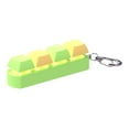 thumbnail image 1 of Fidget Keyboard Keychain Creative Keyboard Fidget para adolescentes verde y amarillo, 1 of 9