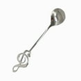 thumbnail image 3 of Yeacher 304 Stainless Steel Musical Note Spoon Coffee Ice Cream Tea Spoon Tableware Mirror Polished, 3 of 8