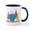 White/Navy Inside, variant on CafePress - Snoopy: Merry And Bright Mug - 11 oz Ceramic Mug - Novelty Coffee Tea Cup