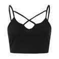 thumbnail image 5 of Sngxgn Women's Camisole Tops V Neck Cami Sleeveless Spaghetti Straps Blouse Casual Racerback Shirt(Black,L), 5 of 7