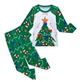 thumbnail image 1 of Pijamas de Navidad para niños y niñas, conjunto de ropa de Navidad, bonito muñeco de nieve de dibujos animados, rojo, 2023, 1 of 4