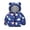 Blue Elephant, variant on Godderr Toddler Boys Girls Flower Color Winter Jacket Kids Hooded Down Cotton Coats Cartoon Print Cotton Coat Tops Zipper Warm Outerwear for 1-7 Years