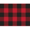 Pack of 1, Red & Black Buffalo Plaid, 30" x 150' Bulk Wrapping Paper Roll For Florals, Valentine's Day Or Wedding & Christmas