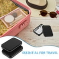 thumbnail image 5 of RENACLIPY Compact Floss Case Black Tin with Hinged Lid for Outdoor 2Pcs, 5 of 8