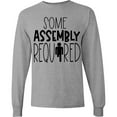 thumbnail image 3 of Inktastic Some Assembly Required Right Leg Amputee Long Sleeve T-Shirt, 3 of 5