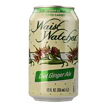 Waist Watcher Caffeine-Free Diet Ginger Ale, 12 Oz. Cans (One