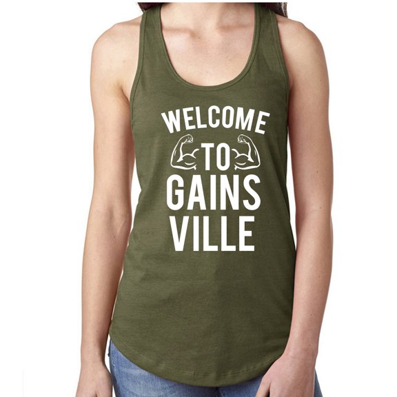 Welcome to Gainsville Racerback Tank