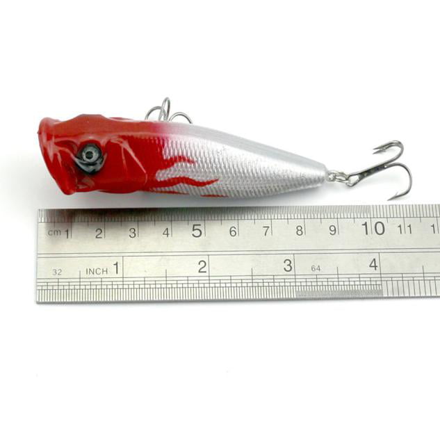 Yohome 9cm Plastic Popper Fishing Lures Bass Top Water, Size: One size, Other