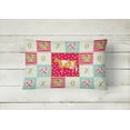 thumbnail image 2 of Caroline's Treasures CK5248PW1216 Guernsey Cow Love Canvas Fabric Decorative Pillow, Red, 12H x16W, multicolor, 2 of 3