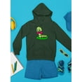 thumbnail image 3 of Green Caterpillar On Leaf Hoodie Juniors -Image by Shutterstock,  Large, 3 of 4