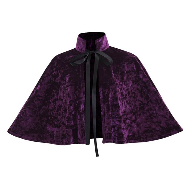 Elegant Short Cape For Women Dramatic Themed Events And Parties