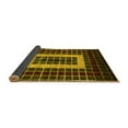 thumbnail image 2 of Ahgly Company Indoor Round Abstract Yellow Modern Area Rugs, 6' Round, 2 of 4