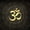 Golden Om Symbol, variant on Elephant Stock Breathe Zen Pattern Wall Art - Horizontal Canvas Wall Art - Bathroom Wall Decor - Inspirational And Typography Canvas - White And Black Decor - 12" x 8"