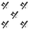thumbnail image 3 of Soidarity Bomba de mano, accesorios de ciclismo a prueba de herrumbre, herramienta de inflado de montaje práctico, Mini manguera de válvula Schrader para Type2 NO2 Soidarity CBP491272, 3 of 4