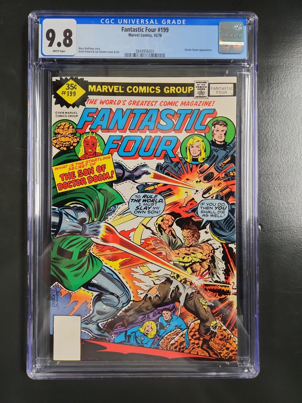 Cover of Fantastic Four #199