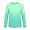 Mint Green, variant on Bigetiay Boys Long Sleeve Rash Guard Swimwear UPF 50 Gradient Sun Shirt Kids Toddler, Size 9-10 Years
