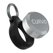 CURVD Premium Carrying Case, One-Size - Waterproof Keychain Holder for Earplugs, Pills, Coins (Black)
