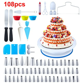 Master Airbrush Cake Decorating Kit Air Compressor 6 Color Food Coloring Set