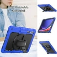 thumbnail image 3 of For Samsung Galaxy Tab S10 Ultra/S9 Ultra/S8 Ultra Case 14.6 inch, 360 Rotating Shockproof Cover with Stand, Screen Protector, Shoulder Strap (SM-X920/X910/X900), Blue, 3 of 7